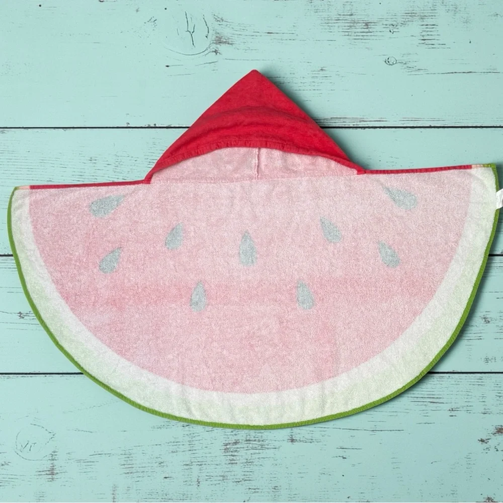 Toddler Watermelon Hooded Towel - Picture 2 of 3